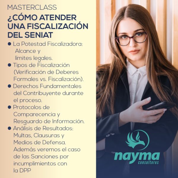 MasterClass - Cómo atender una fiscalización del SENIAT