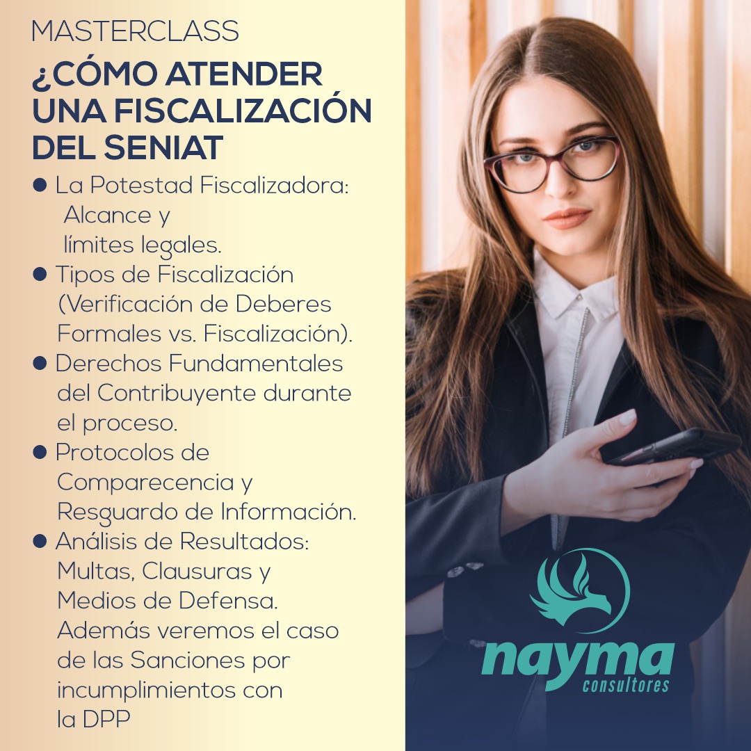 MasterClass - Cómo atender una fiscalización del SENIAT